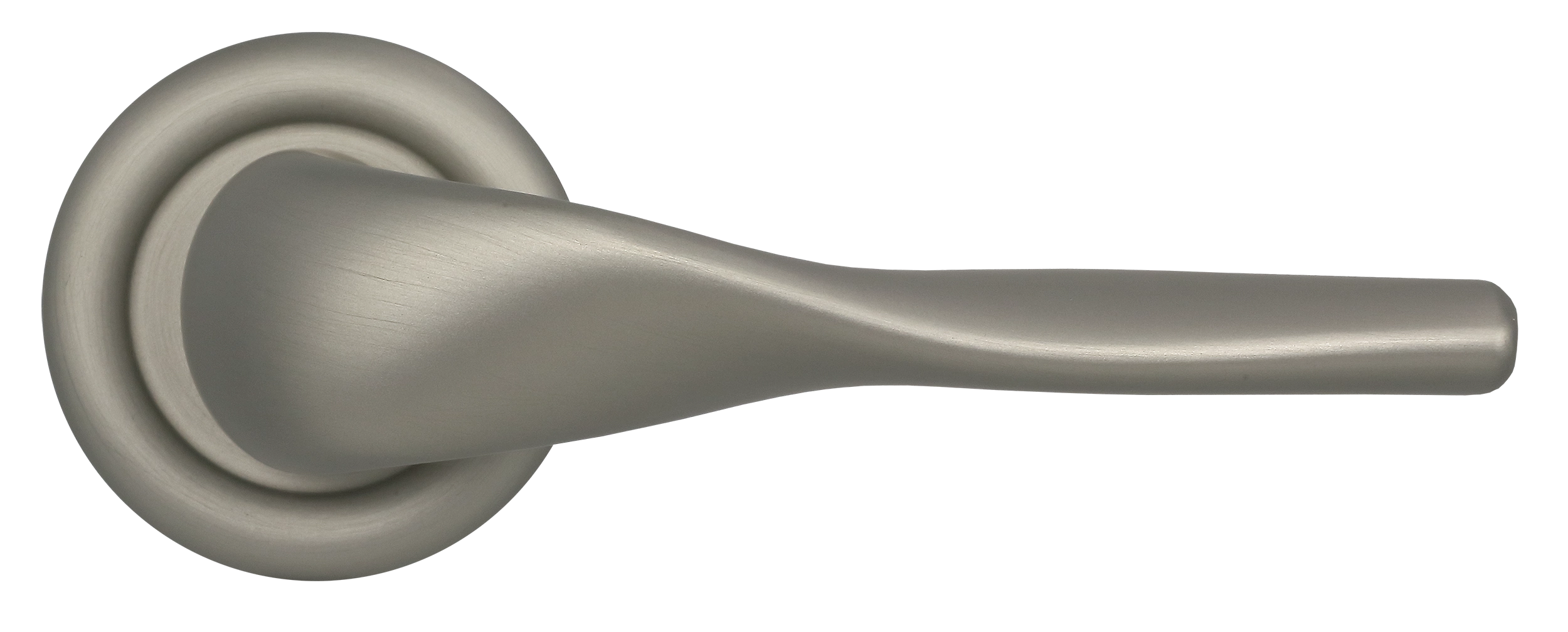 Ручка дверная LVB R7 SMI на круглой розетке, цвет Весенняя дымка/Spring Mist фото купить в Новосибирске