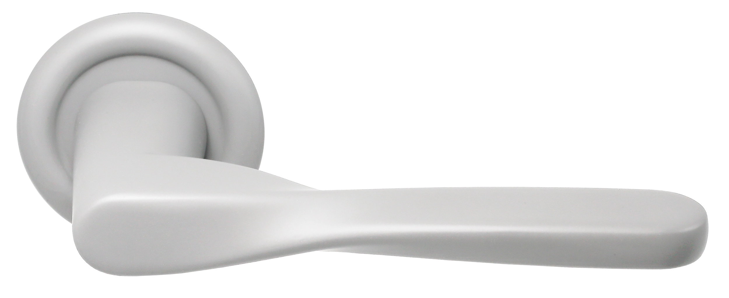 Ручка дверная THE OLYMPICS R7 SSW на круглой розетке, цвет Стокгольмский снегопад/Stockholm Snowfall фото купить Новосибирск