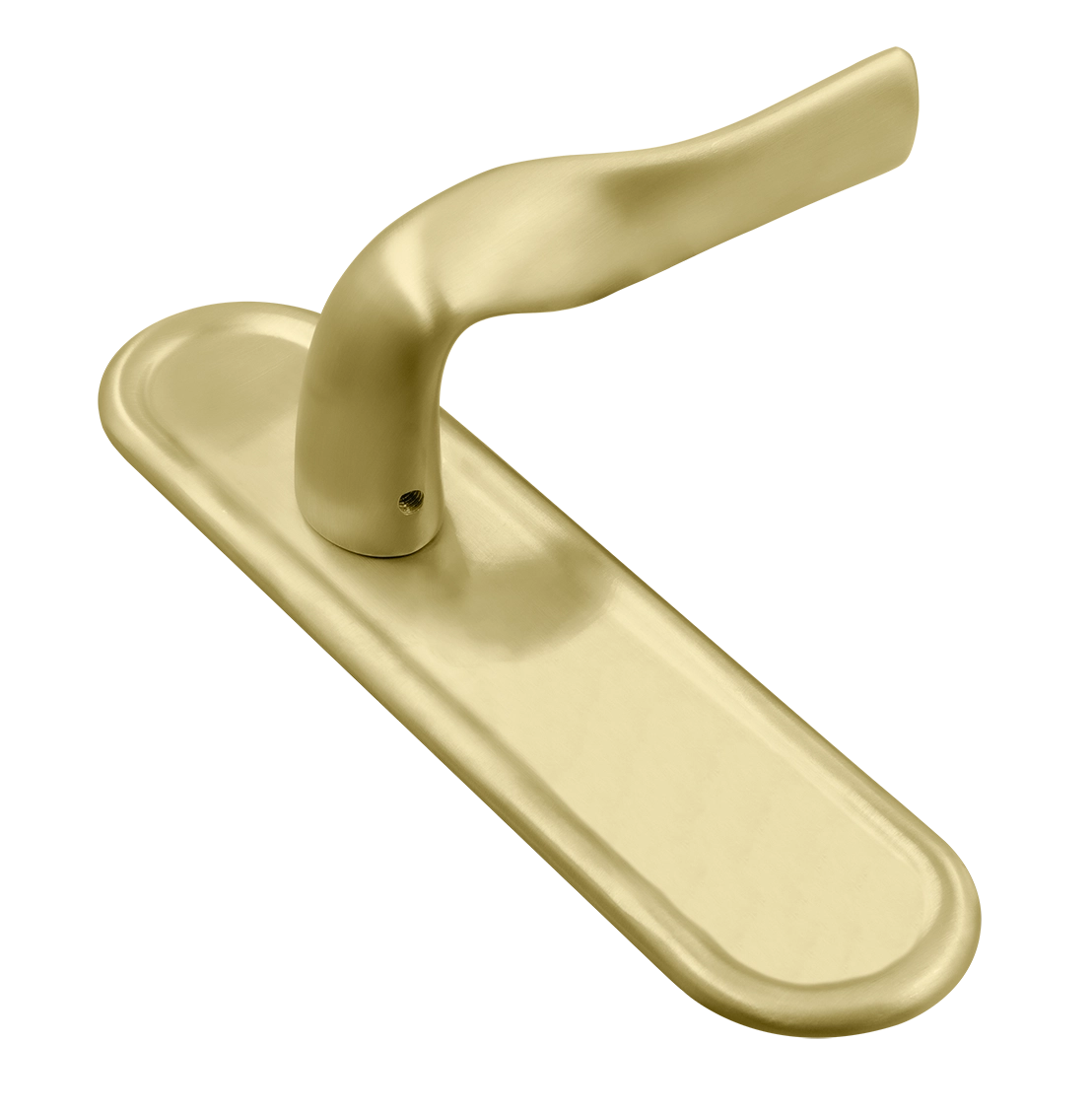 Ручка дверная LVB PLR AH на планке, цвет Осенний мёд/Autumn Honey фото купить Новосибирск