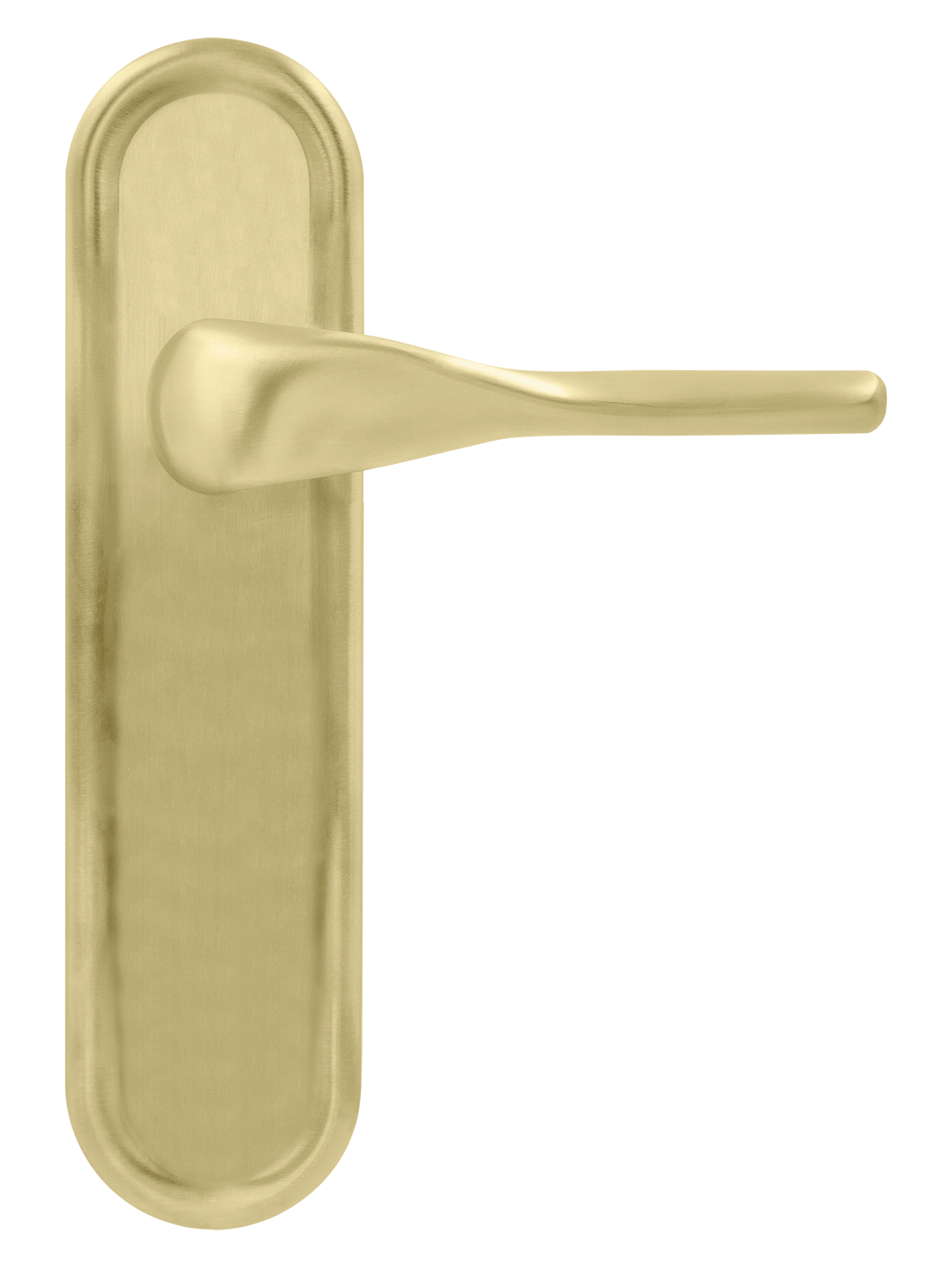 Ручка дверная LVB PLR AH на планке, цвет Осенний мёд/Autumn Honey фото купить в Новосибирске