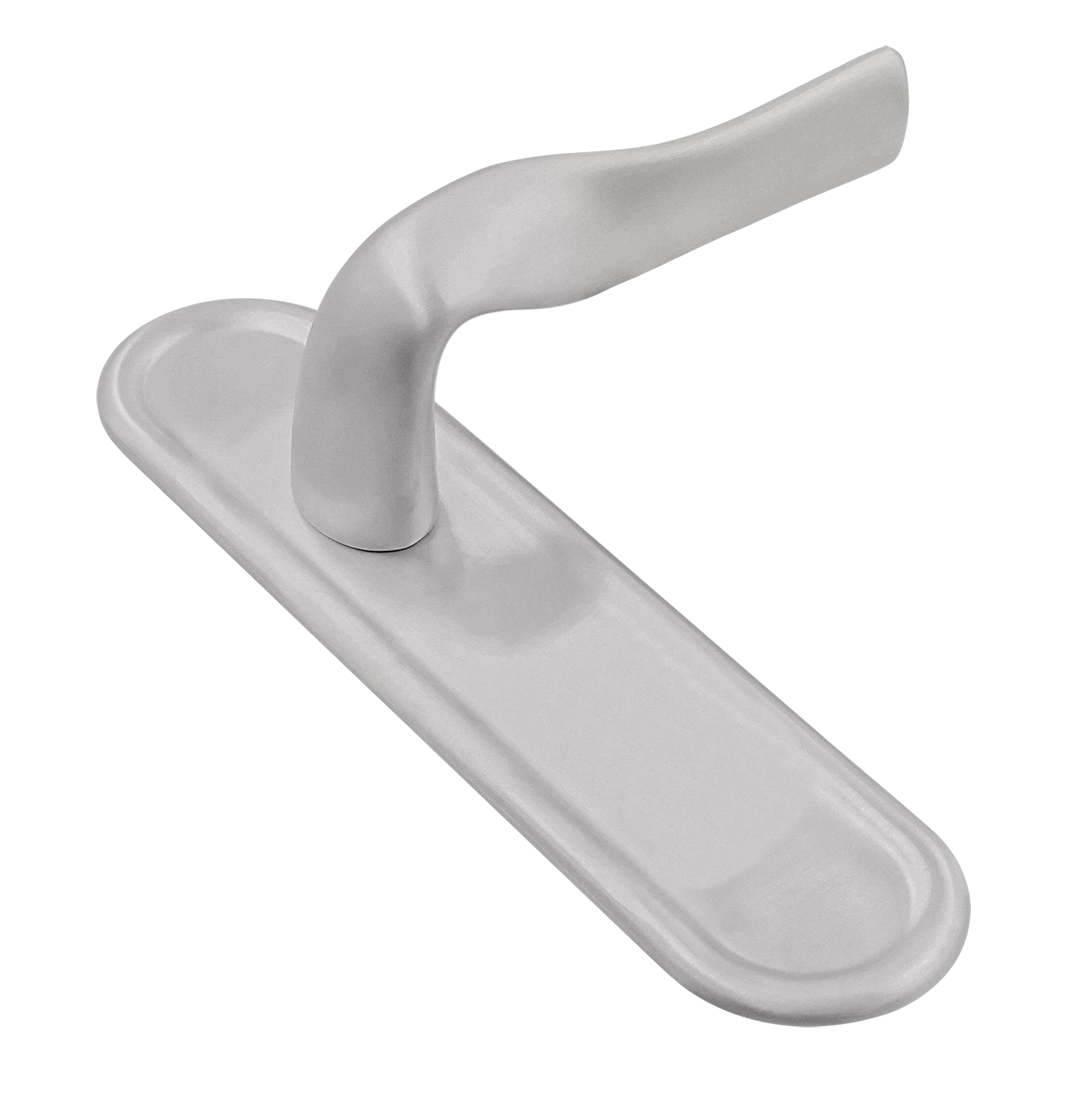 Ручка дверная LVB PLR SSW на планке, цвет Стокгольмский снегопад/Stockholm Snowfall фото купить Новосибирск