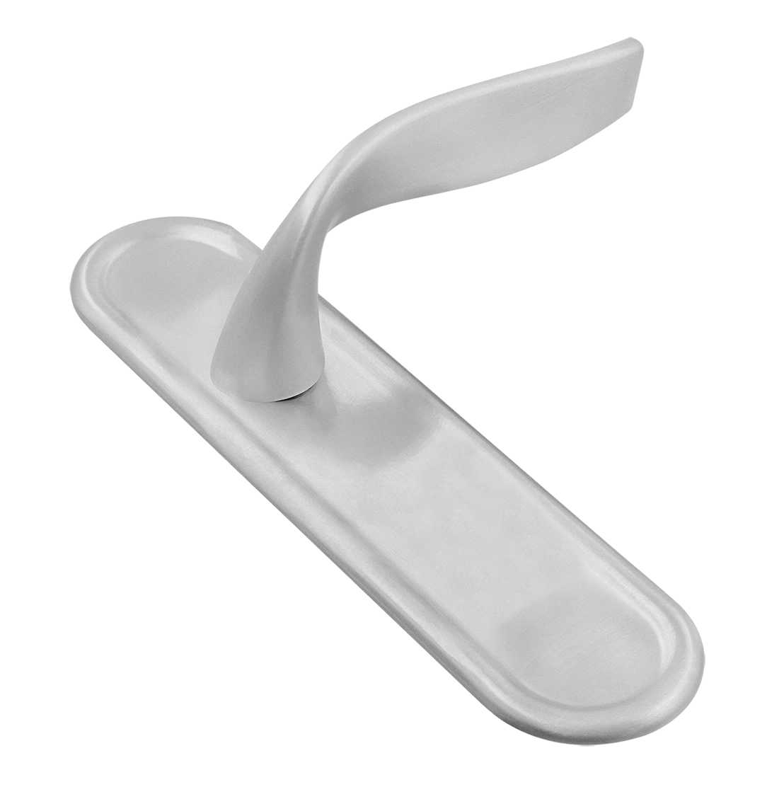 Ручка дверная SKYSCRAPER PLR SSW на планке, цвет Стокгольмский снегопад/Stockholm Snowfall фото купить Новосибирск