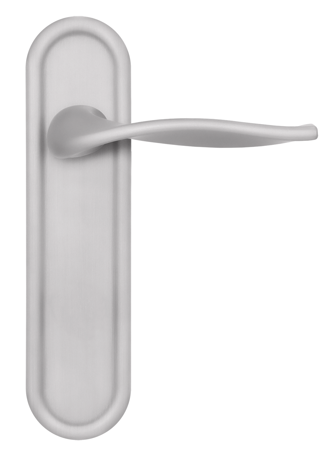 Ручка дверная SKYSCRAPER PLR SSW на планке, цвет Стокгольмский снегопад/Stockholm Snowfall фото купить в Новосибирске