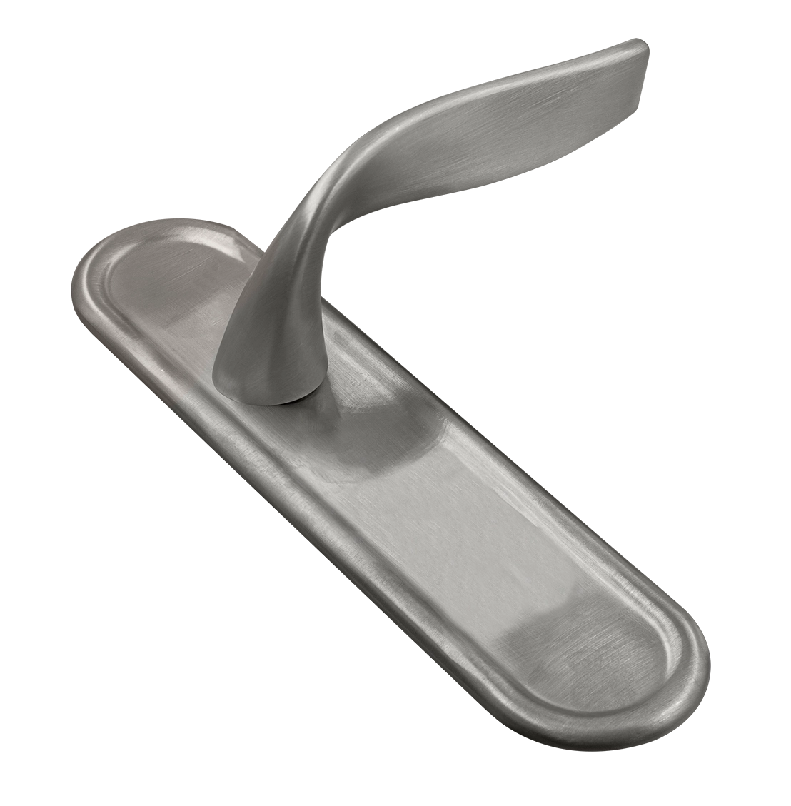 Ручка дверная SKYSCRAPER PLR WF на планке, цвет Зимняя стужа/Winter Frost фото купить Новосибирск