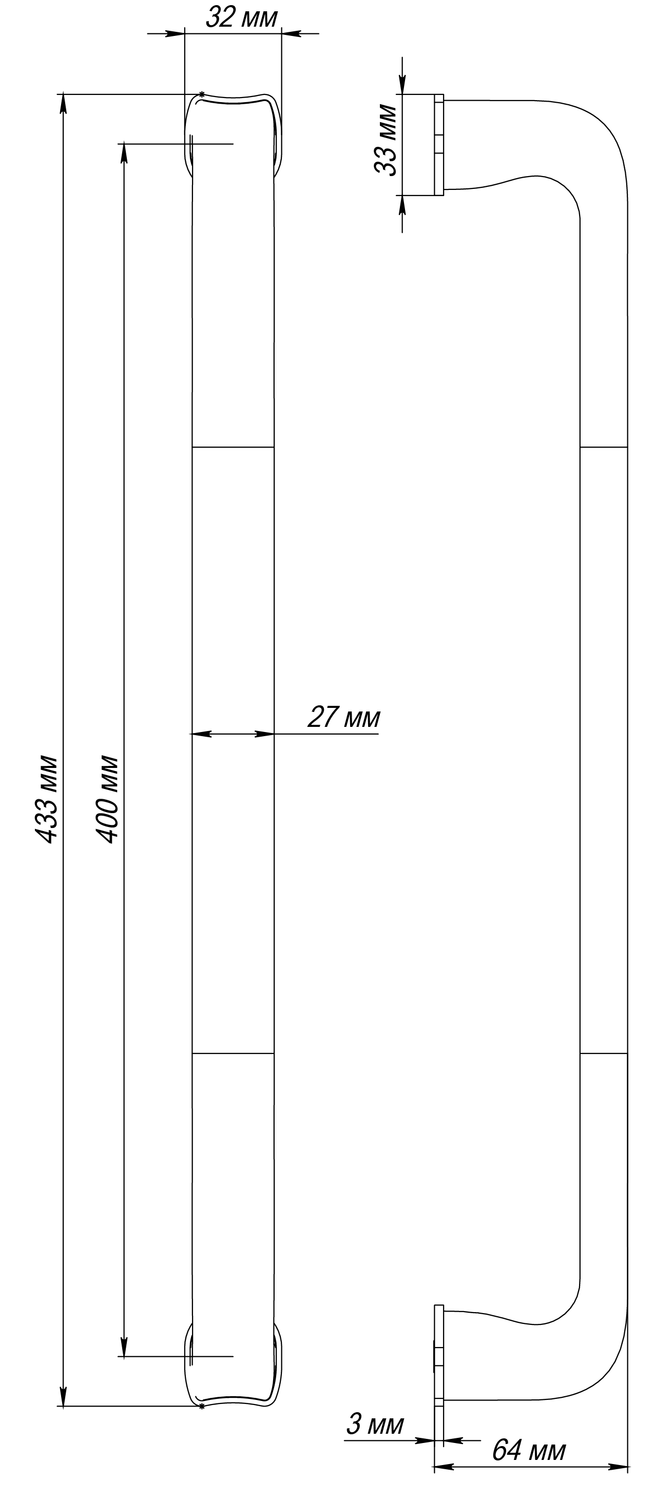 Ручка-скоба THE BUS STATION PH SST, цвет Летняя гроза/Summer Storm фото купить в Новосибирске