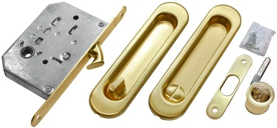 MHS150 WC SG, комплект для раздвижных дверей, цвет - мат.золото фото купить Новосибирск