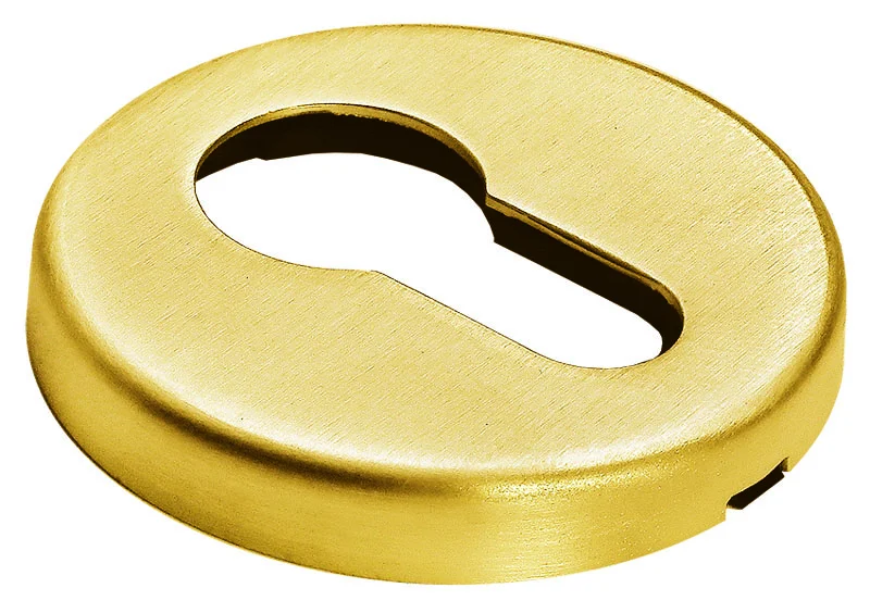 LUX-KH-R5 OSA, накладка на евроцилиндр, цвет - матовое золото фото купить Новосибирск