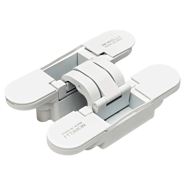 Петля скрытая HH-20 W, врезная с 3D-регулировкой, вес полотна до 60 кг, цвет белый фото купить Новосибирск