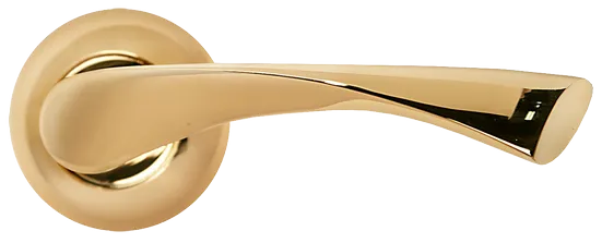 КАПЕЛЛА, ручка дверная MH-01 GP, цвет золото фото купить в Новосибирске